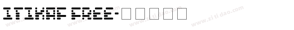 Itikaf FREE字体转换